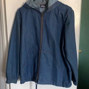 Blue Oversized Fit Jean Jacket